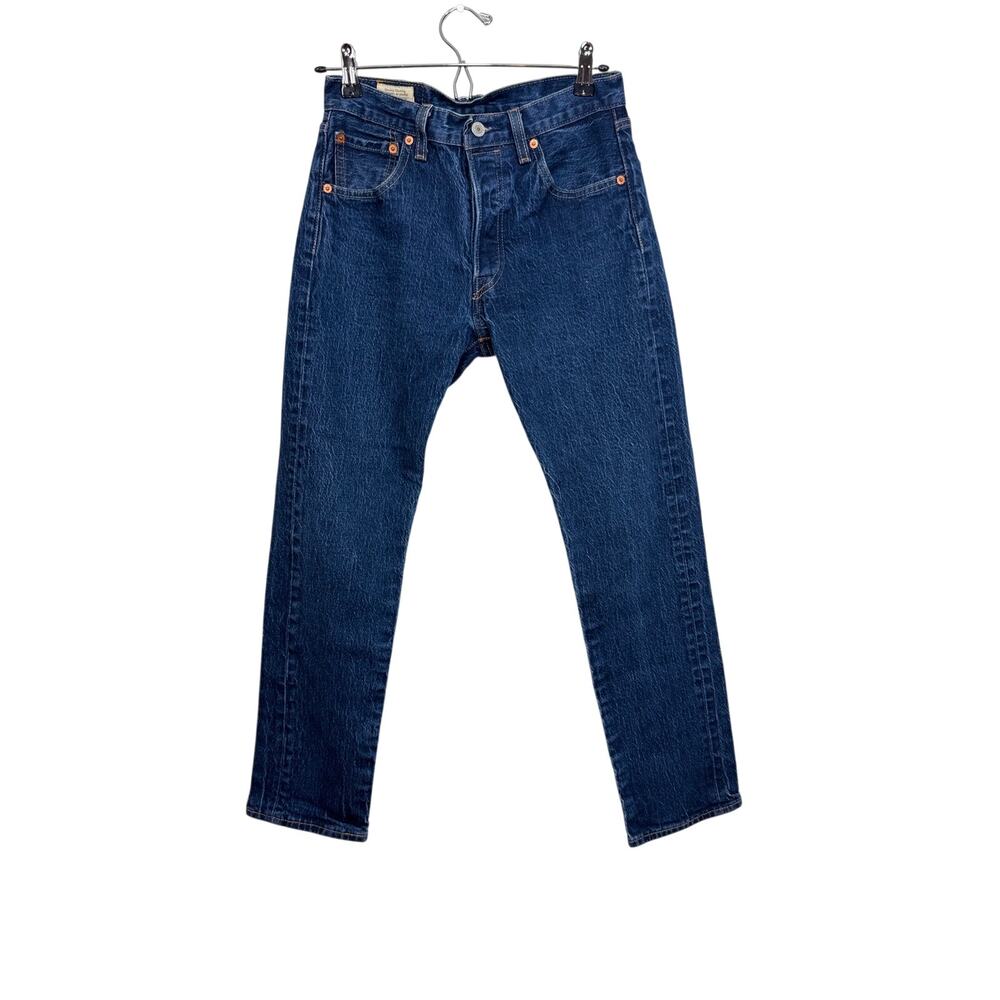 Levi's Premium Men's 501 '93 blue jeans big E tab button fly straight leg 28x30